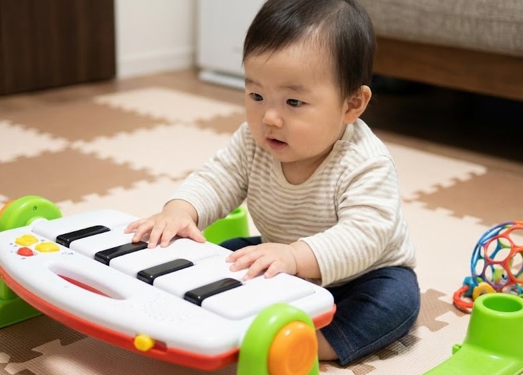 成長に合わせたあんよでキックの遊び方を紹介