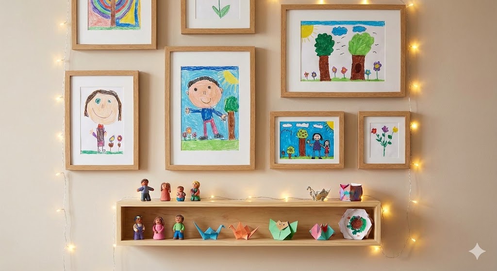 捨てられない工作や作品を整理する収納法