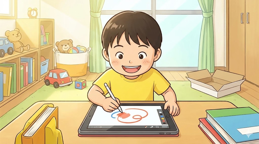 専用タブレットは返却不要で再利用できる