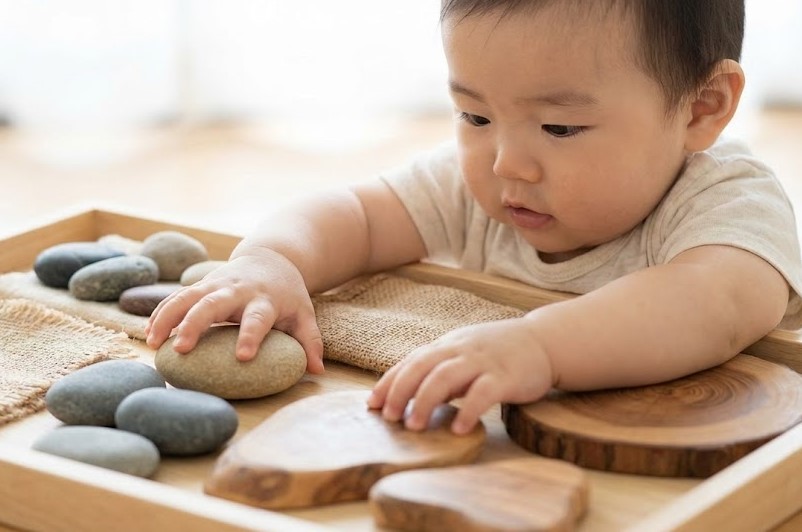 4ヶ月から6ヶ月に選びたい握る動作を促す教具