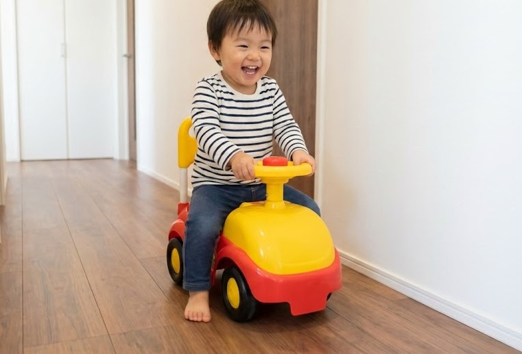 室内での運動不足を解消するビジーカー