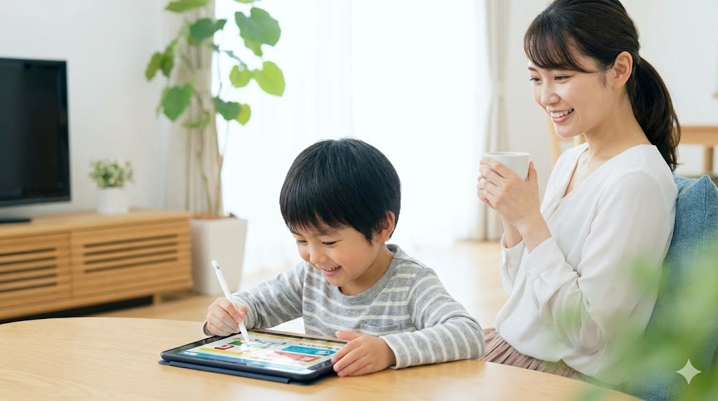 親の負担を減らして自動採点に頼るならスマイルゼミを選択