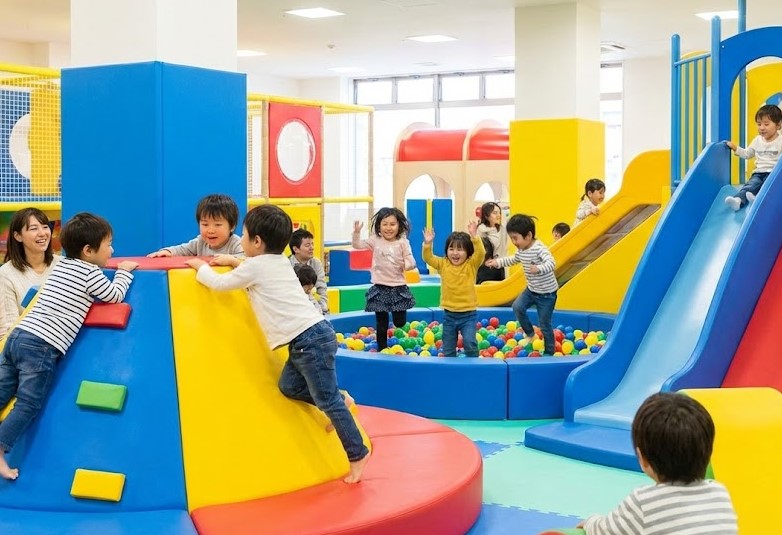 ボーネルンドの神戸における遊び場やキドキド