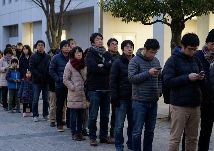 整理券の配布状況や早朝の待ち時間に関する実態