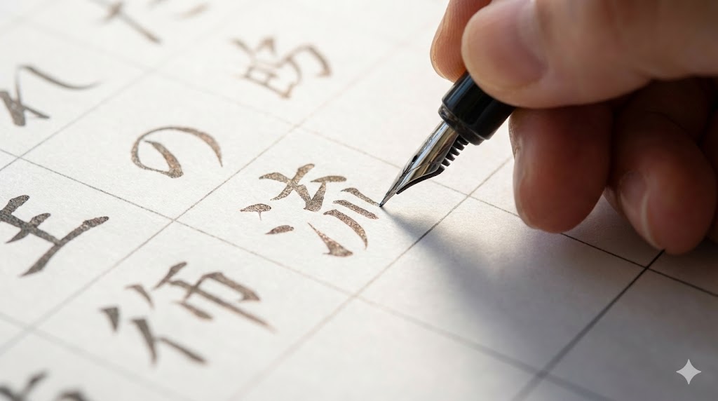 公文式のペンと習字で美しい文字を書くコツ