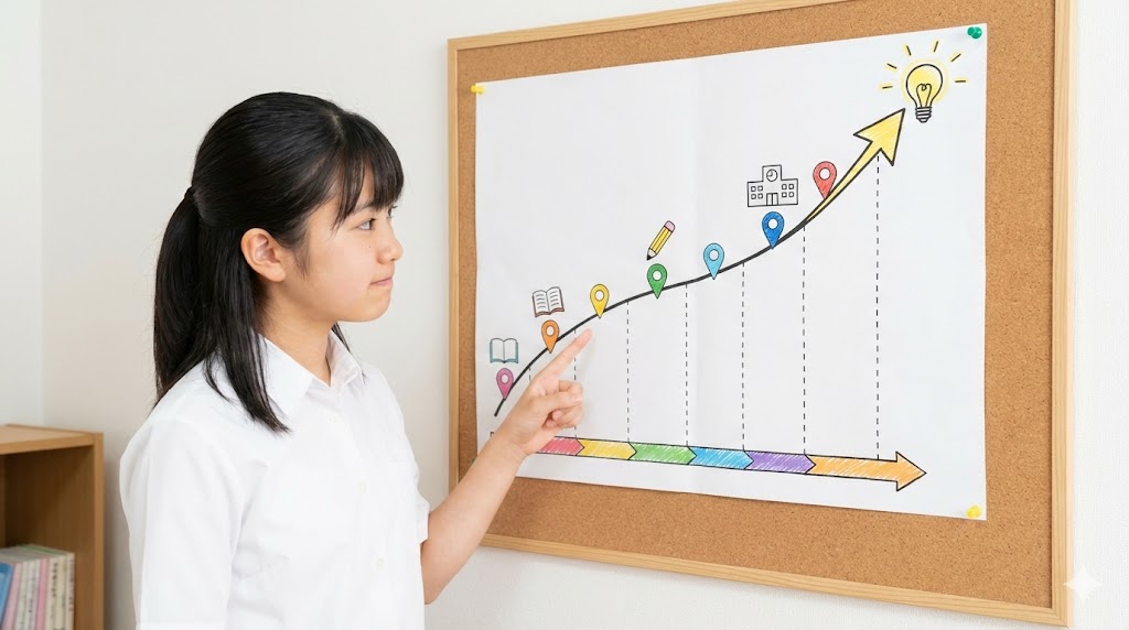 合格から逆算した学年別の学習ロードマップ