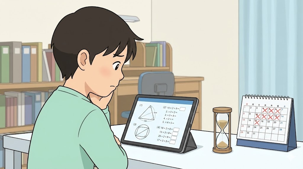 Z会退会後のタブレット端末活用と復習期限