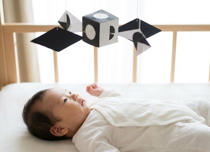 0歳3ヶ月までの追視を促すモビールの効果