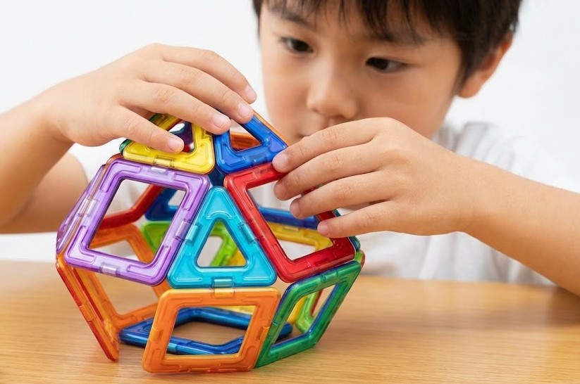 磁石ブロックのマグフォーマーで育む数学的センス