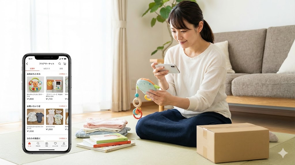 メルカリ活用でベビーの費用を抑える裏技