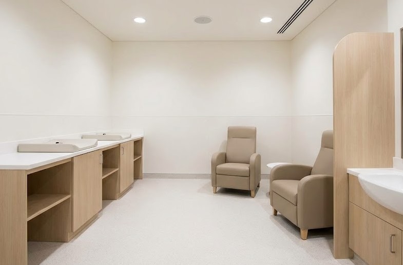 施設内の赤ちゃん休憩室と利便性