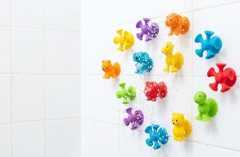 お風呂の時間を楽しくする壁遊び