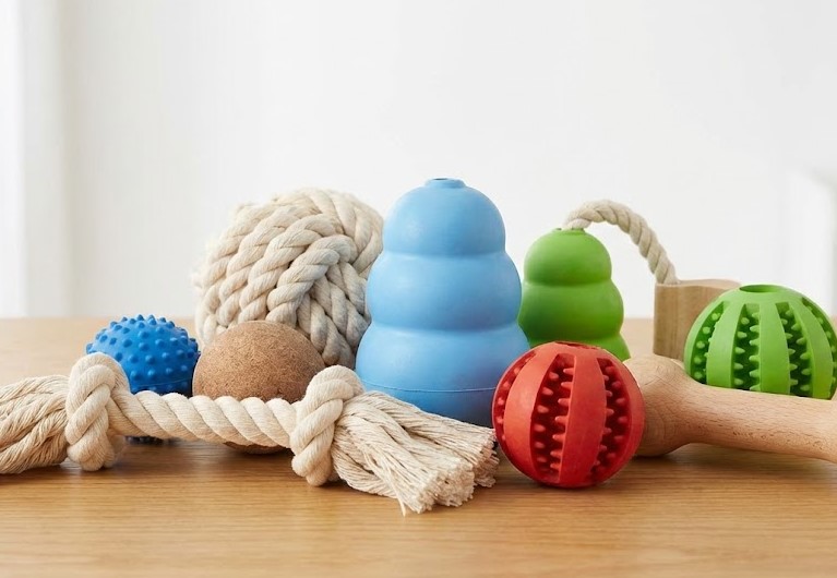 犬が噛むおもちゃを食べても大丈夫な選び方と素材