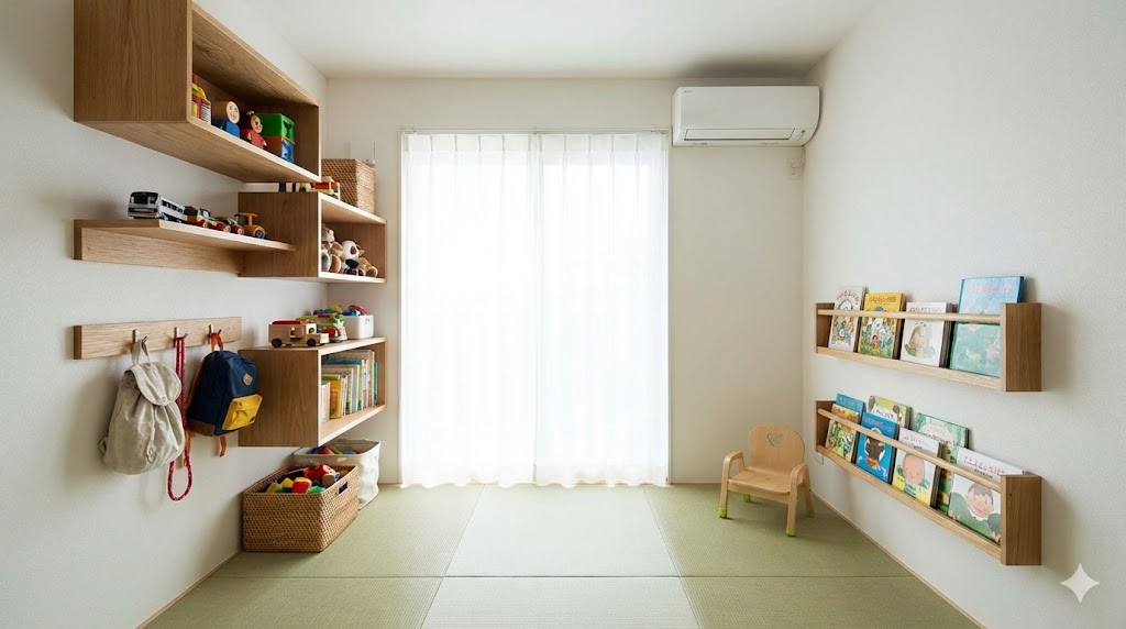 賃貸や狭いリビングを広く見せる壁面活用術