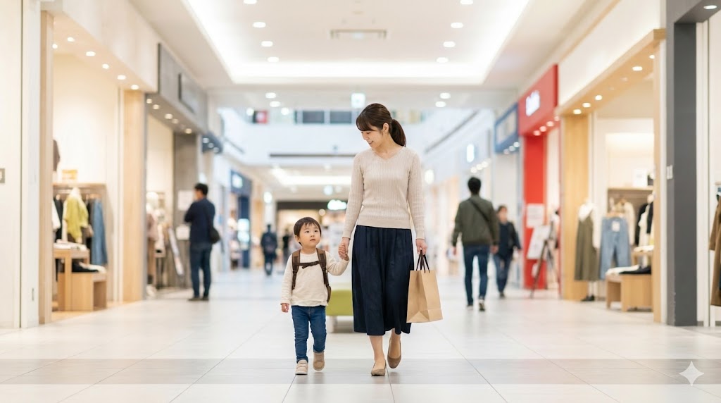 ショッピングセンター内の教室の利便性