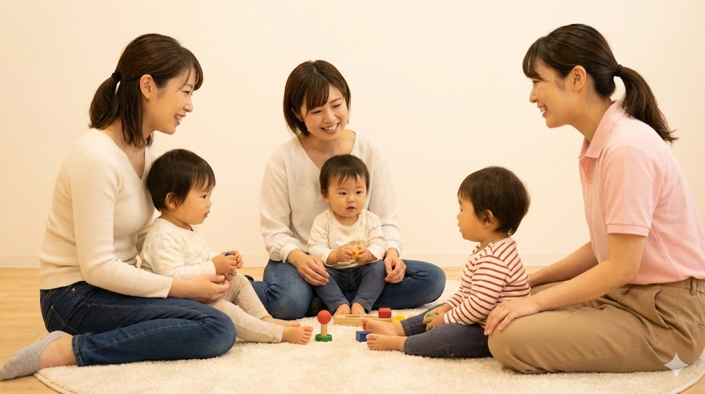 少人数制で月齢が近い親子と過ごすメリット