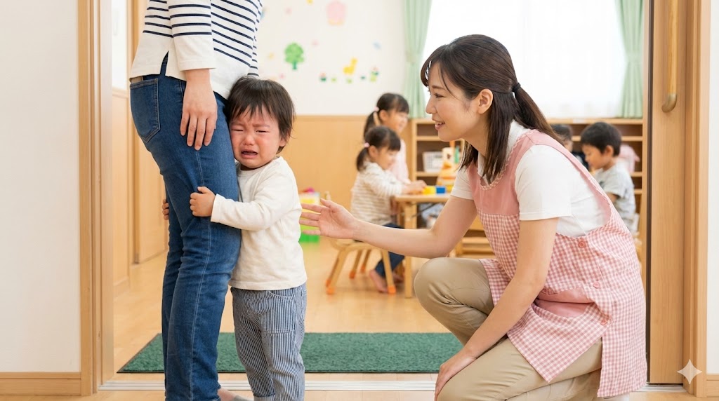 2歳や3歳での母子分離が難しい時期の対応