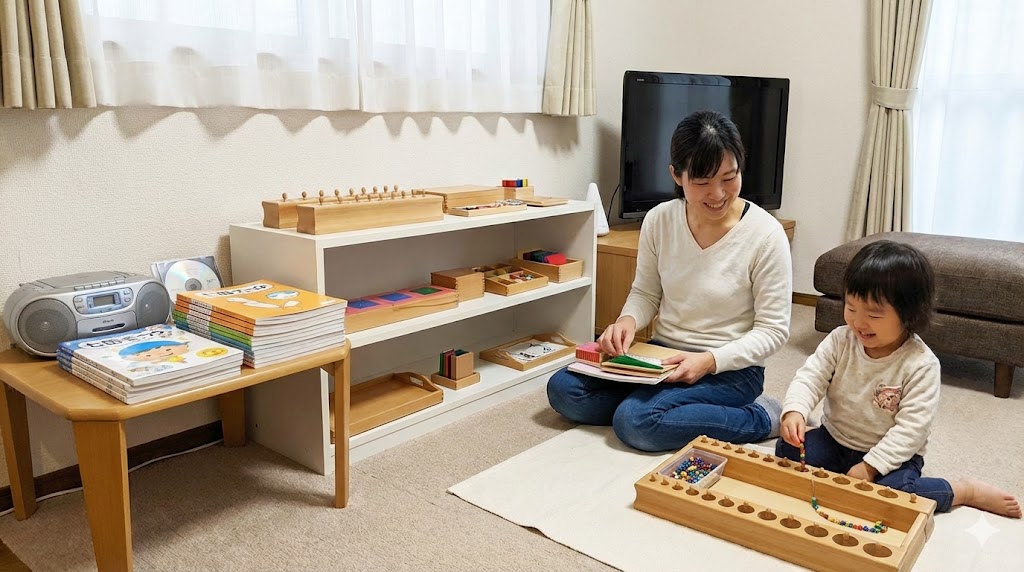 家庭で実践するおうちモンテと七田式の取り組み方