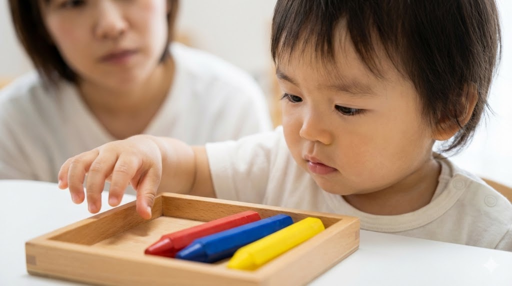 1歳のお絵かきにモンテッソーリ教育を取り入れるメリット