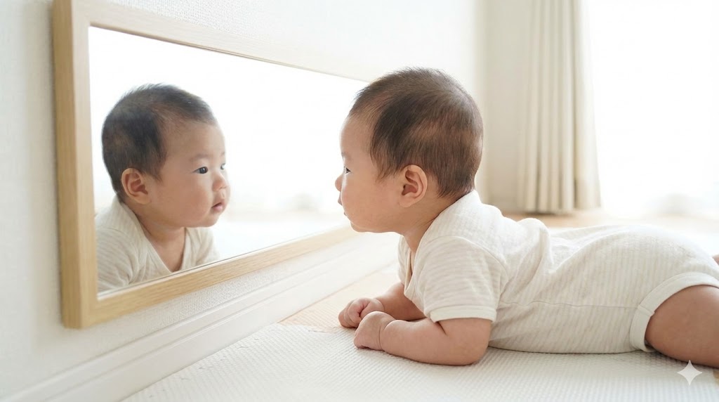 鏡を設置して自己認識を促す環境づくり