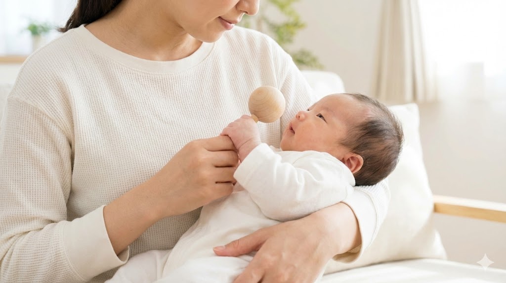 生後1ヶ月から始めるモンテッソーリとおもちゃ選び