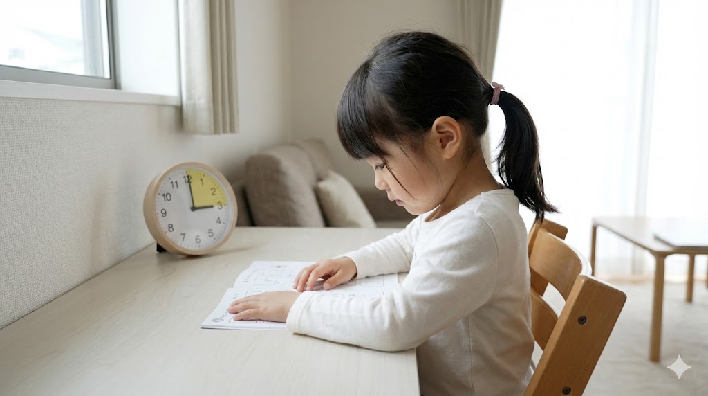 1日15分で机に向かう学習習慣を身につける