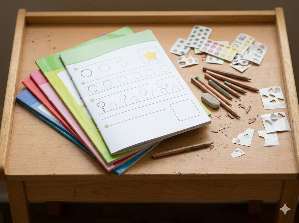 100均や市販の幼児ドリルが「すぐ終わる」理由